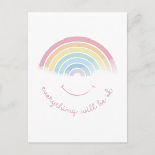 RAINBOW Everything will be ok! Postcard