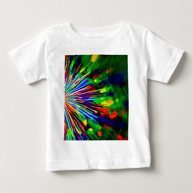 Rainbow Explosion  Baby T-Shirt (Front)