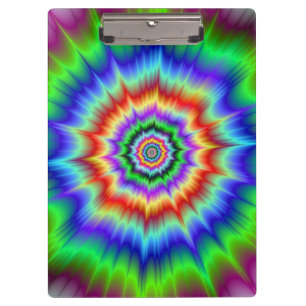 Rainbow Explosion Clipboard