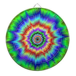 Rainbow Explosion Dartboard