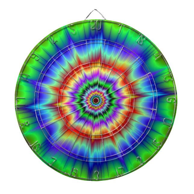 Rainbow Explosion Dartboard (Front)