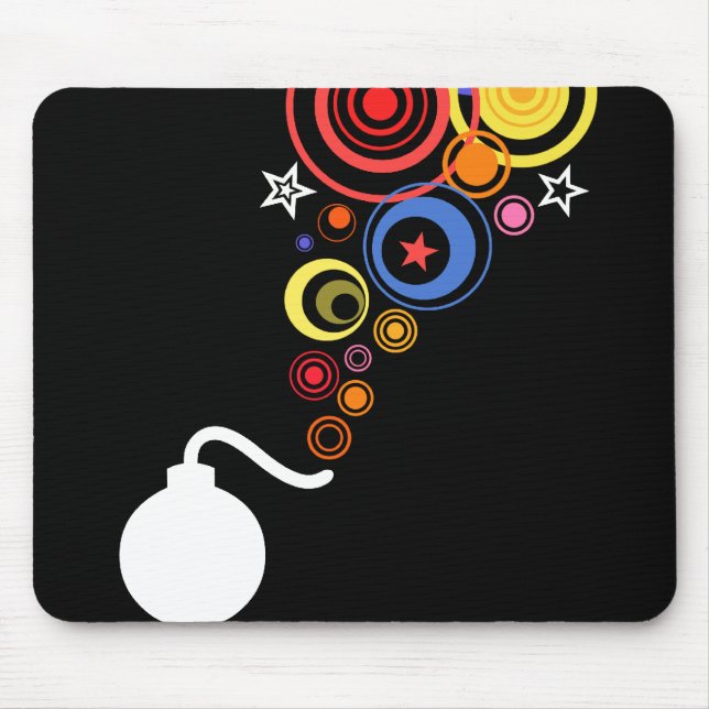 Rainbow Explosion of Doom Mousepad (Front)