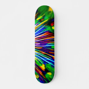 Rainbow Explosion Skateboard