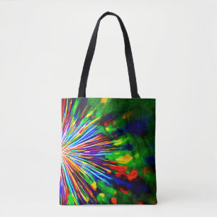 Rainbow Explosion  Tote Bag