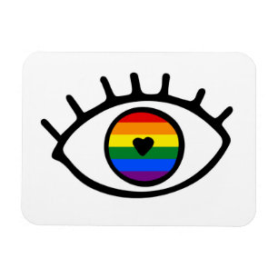 Rainbow Eye Magnet