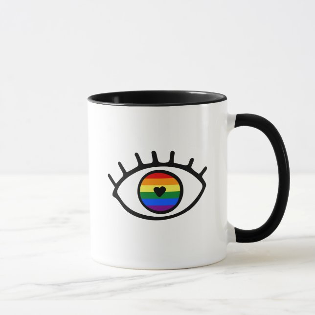 Rainbow Eye Mug (Right)