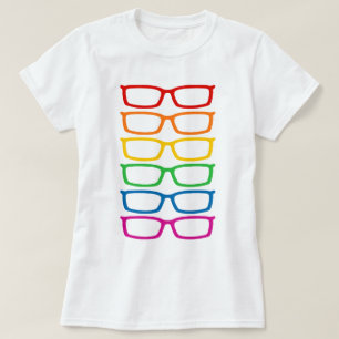 Rainbow Eyeglasses T-Shirt