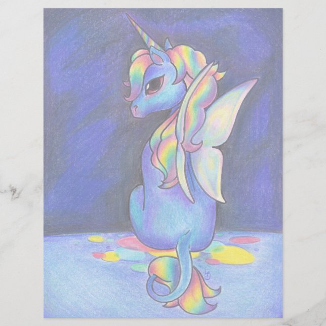 Rainbow Faerie Unicorn (Front)