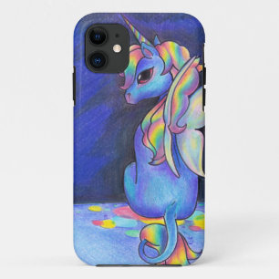 Rainbow Faerie Unicorn iPhone 11 Case