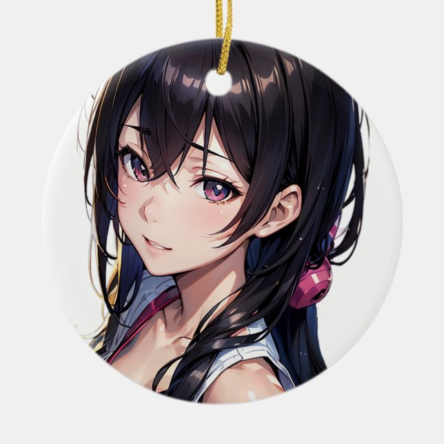 Rainbow Fairy Ceramic Tree Decoration (Front)