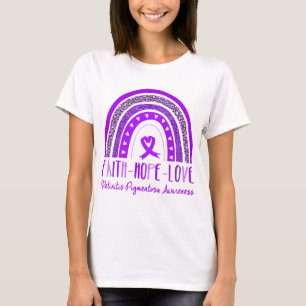 Rainbow Faith Hope Love Retinitis Pigmentosa  T-Shirt
