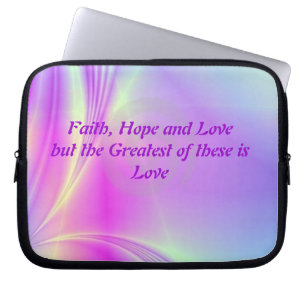 Rainbow Faith Laptop Sleeve
