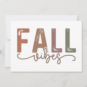 Rainbow Fall Vibes Card