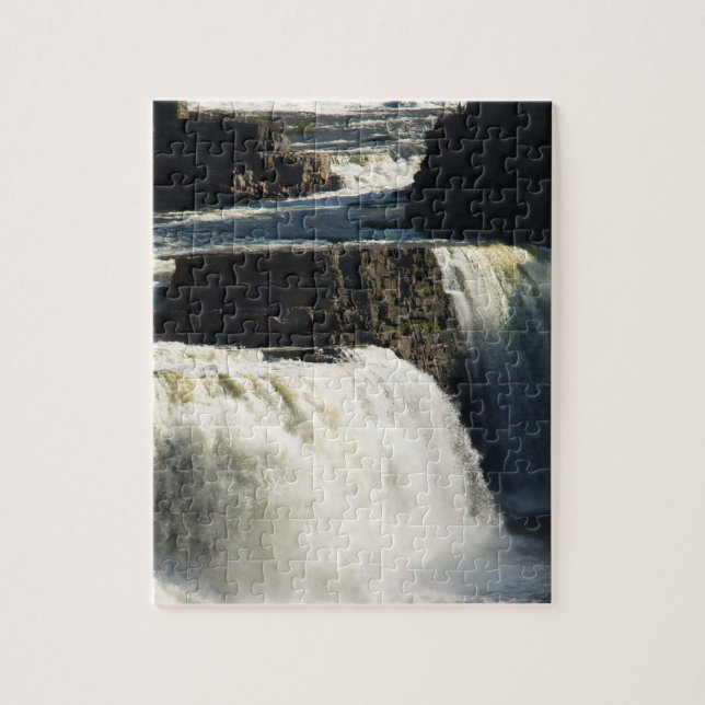 Rainbow Falls at Ausable Chasm Puzzle (Vertical)