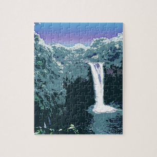 Rainbow Falls, Hawaii Jigsaw Puzzle
