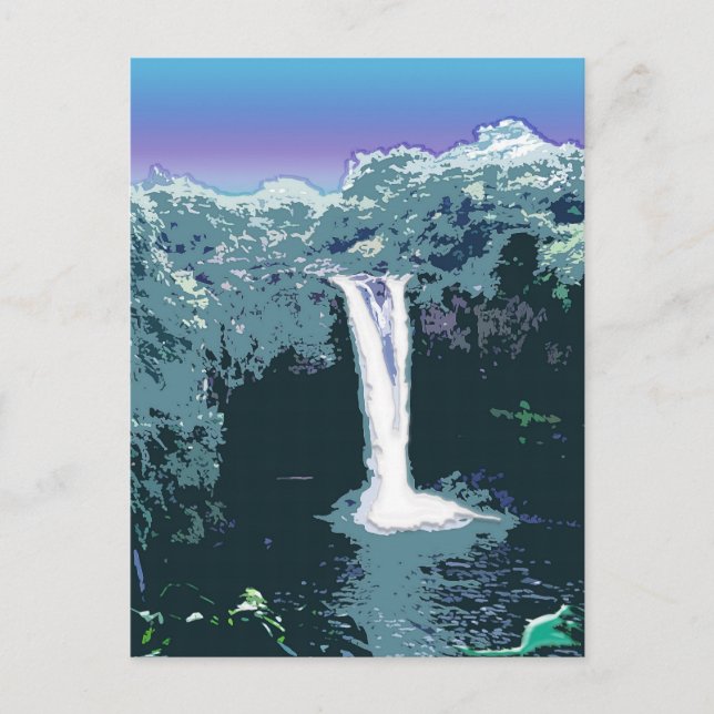 Rainbow Falls, Hawaii Postcard (Front)