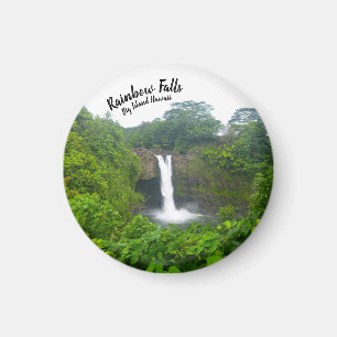Rainbow Falls Waterfall Big Island Hilo Hawaii Magnet