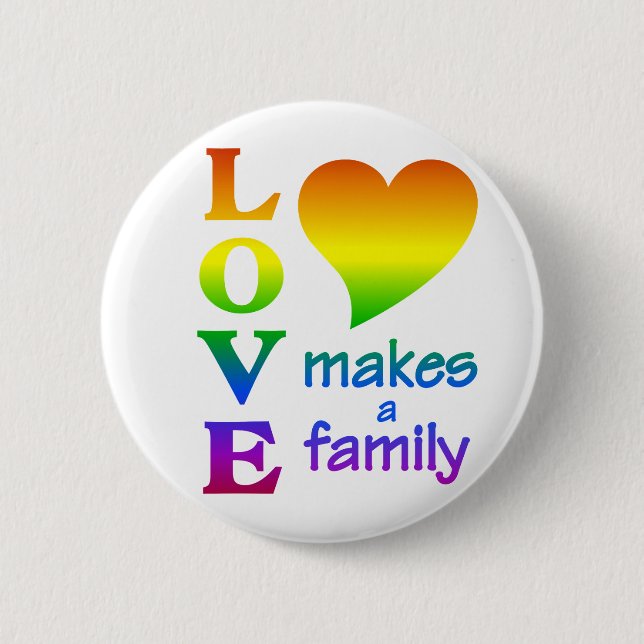 Rainbow Family button (Front)
