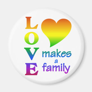 Rainbow Family magnet
