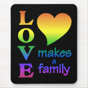 Rainbow Family mousepad