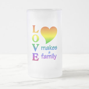 Rainbow Family mug - choose style & colour
