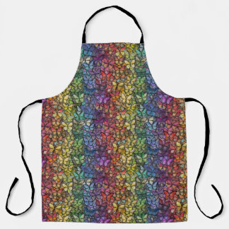 rainbow fantasy butterflies apron