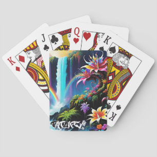 Rainbow Fantasy Forest Classic Playing Cards