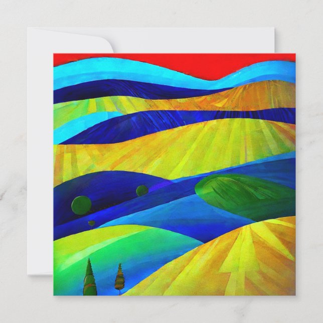 Rainbow Fantasy Hills Landscape (Front)