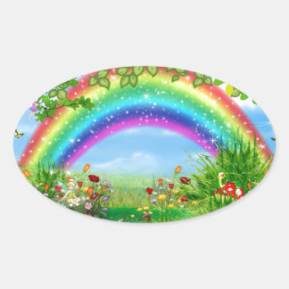 Rainbow fantasy stickers