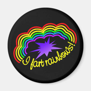 Rainbow Farts magnet