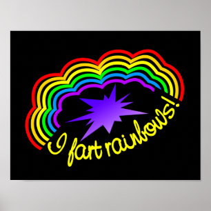 Rainbow Farts poster