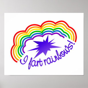 Rainbow Farts poster