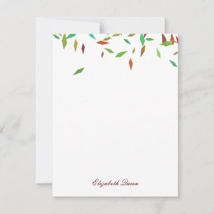 Rainbow Faux Foil Confetti Invitation Stationery