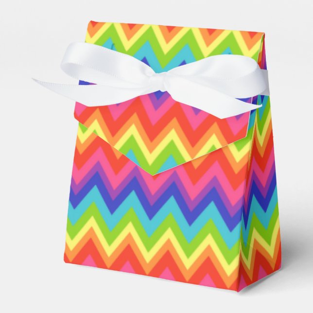 Rainbow Favour Box (Front Side)