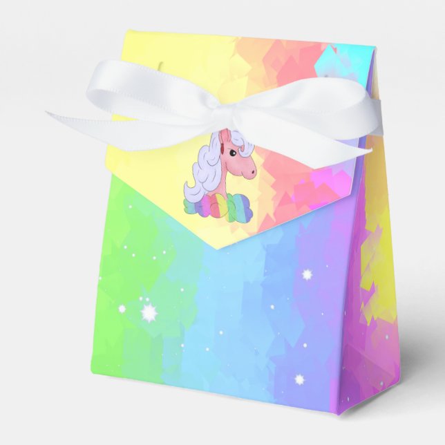 rainbow favour box (Front Side)