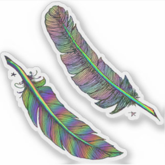 Rainbow Feathers