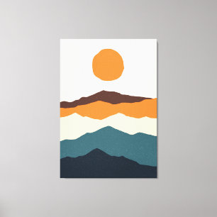 Rainbow Field Canvas Print