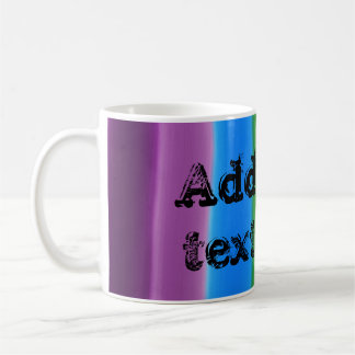 rainbow fill, Add your text here Coffee Mug