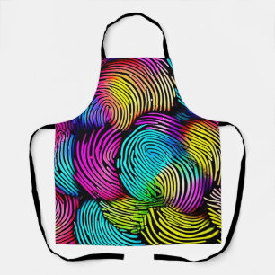 Rainbow Fingerprint Dreams Apron