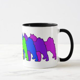 Rainbow Finnish Spitz Mug
