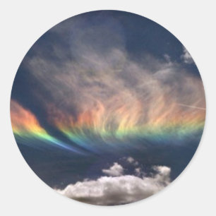Rainbow Fire Stickers