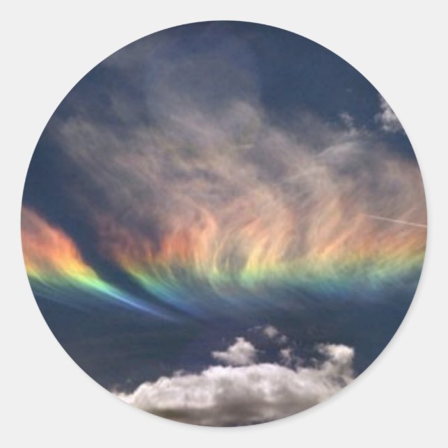 Rainbow Fire Stickers (Front)