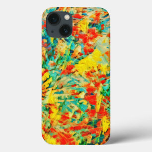 Rainbow Fireworks Celebration Art Abstract iPhone 13 Case