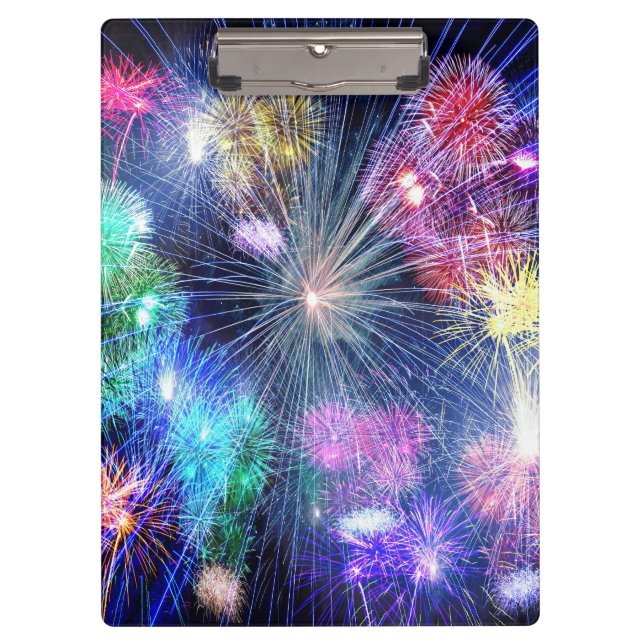 Rainbow Fireworks Clipboard (Front)