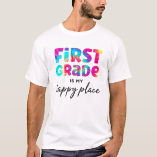 Rainbow First Grade Teacher Tie Dye 1St Grade Teac T-Shirt