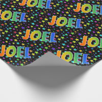 Rainbow First Name "JOEL" + Stars