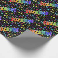 Rainbow First Name "SUZANNE" + Stars
