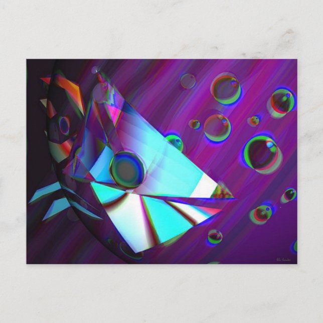 Rainbow Fish Postcard (Front)