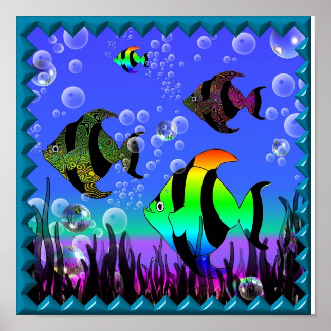 Rainbow fish poster (Front)