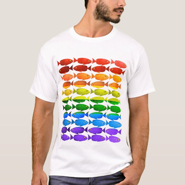 Rainbow Fish Pride T-Shirt (Front)